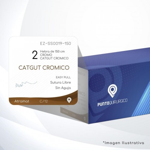 EZ-SS0019-150 2 Aguja   EASPULL S/A Hebra de 150 cm Cirugía General
