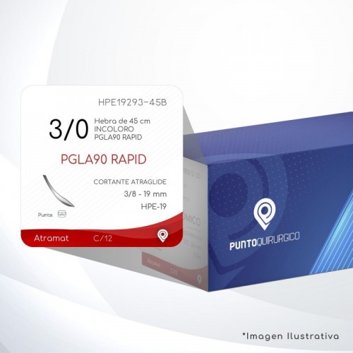 HPE19293-45B 3/0 Aguja 3/8 - 19