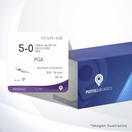 PE1695-45B 5/0 Aguja 3/8 - 16