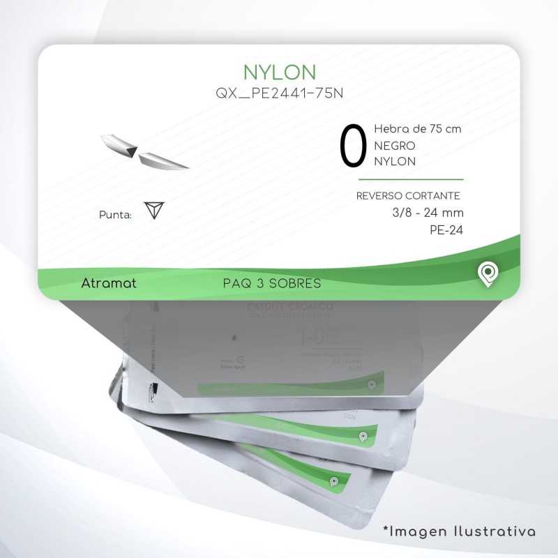 PE2441-75N 0 Aguja 3/8 - 24