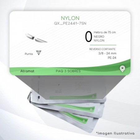 PE2441-75N 0 Aguja 3/8 - 24