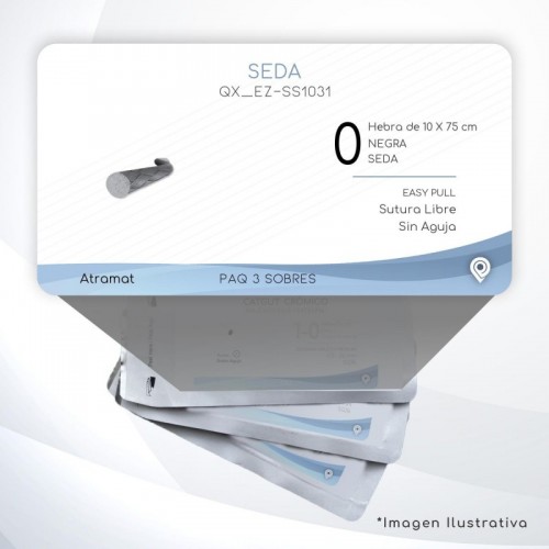 EZ-SS1031 0 Aguja   EASPULL  S/A Hebra de 10 X 75 cm Cirugía General