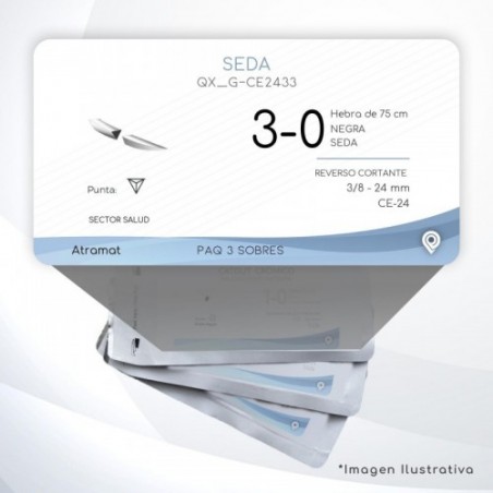 G-CE2433 3-0 Aguja 3/8 - 24