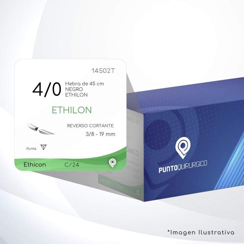 14502T 4/0 Aguja 3/8 - 19