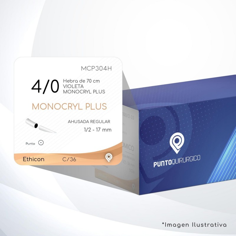 MCP304H 4/0 Aguja 1/2 - 17